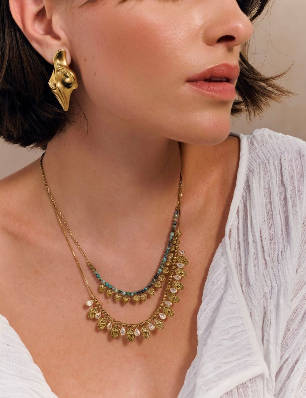 Collier Multirangs Lysandra