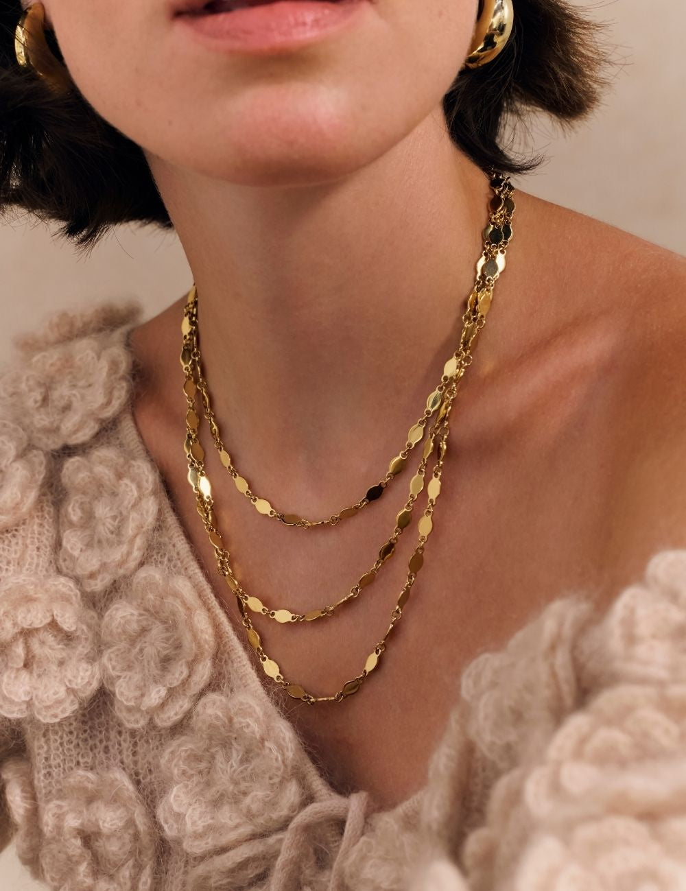 Collier Multirangs Roseline